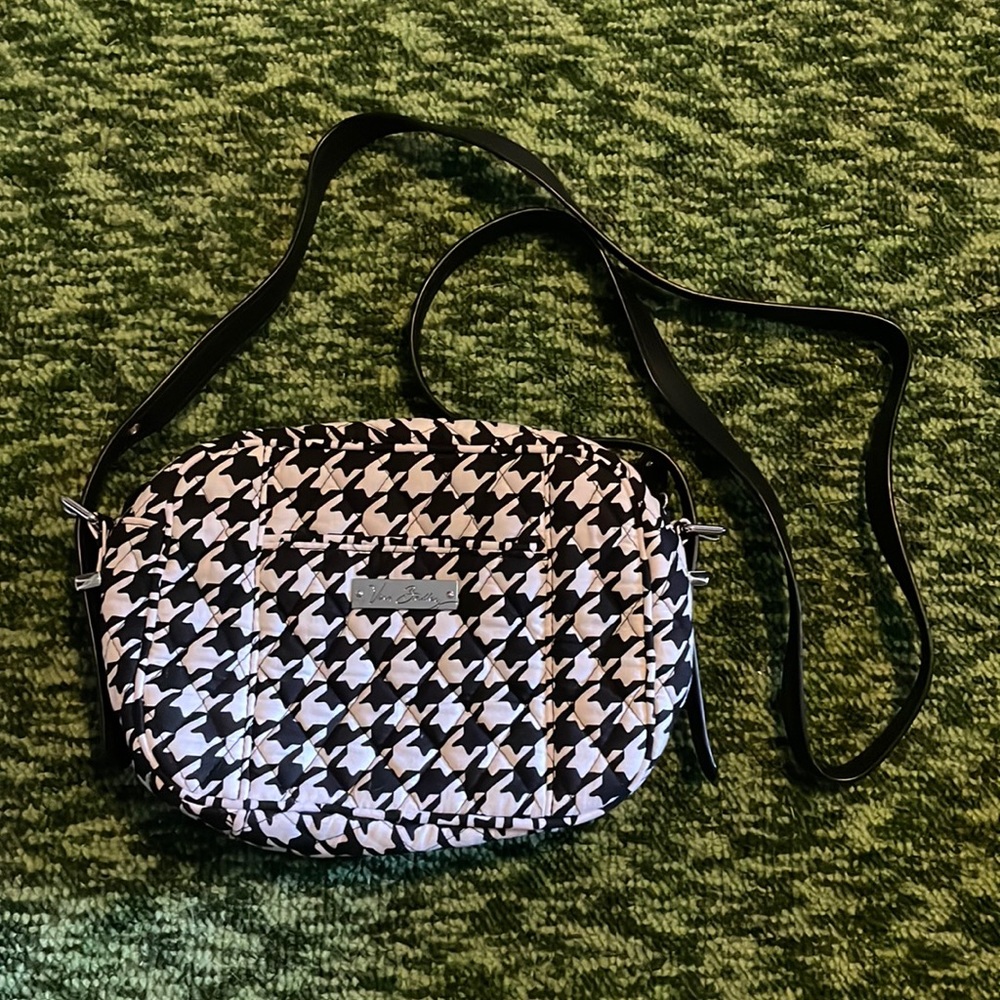 Vera Bradley Black and White Crossbody Bag